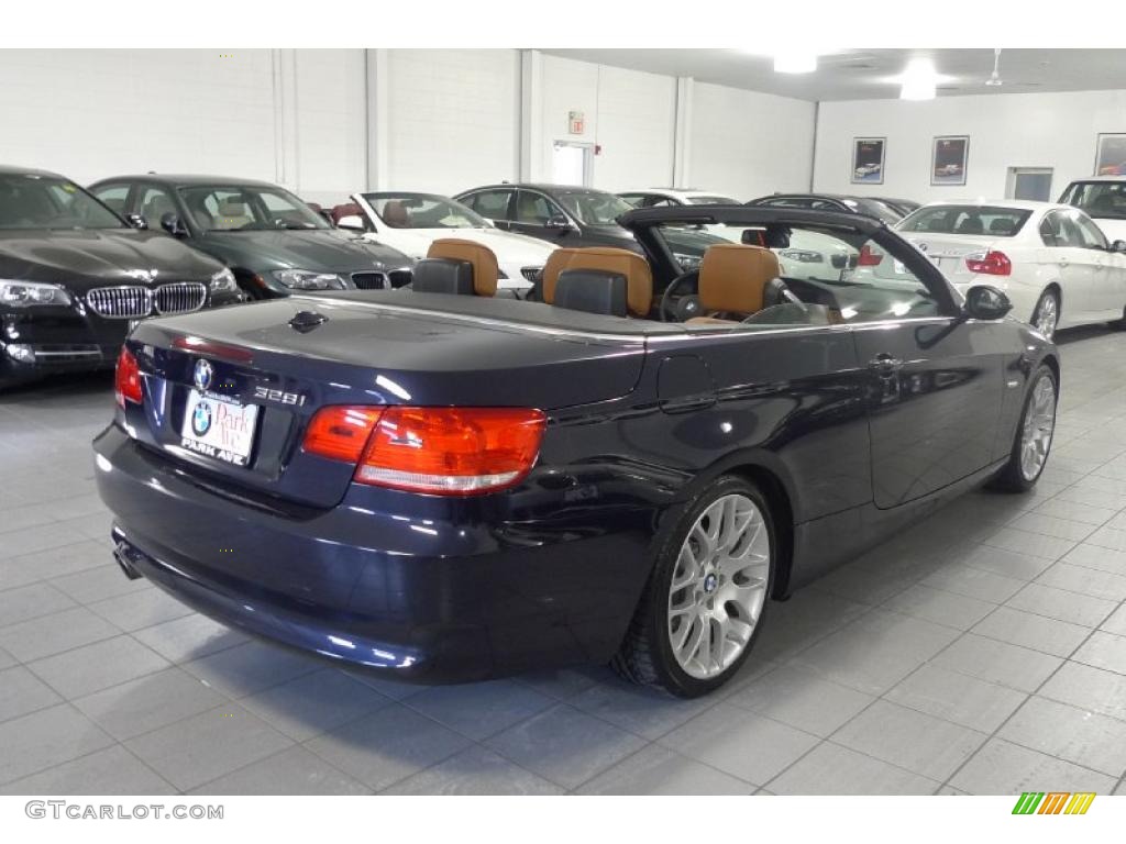 2008 3 Series 328i Convertible - Monaco Blue Metallic / Saddle Brown/Black photo #8