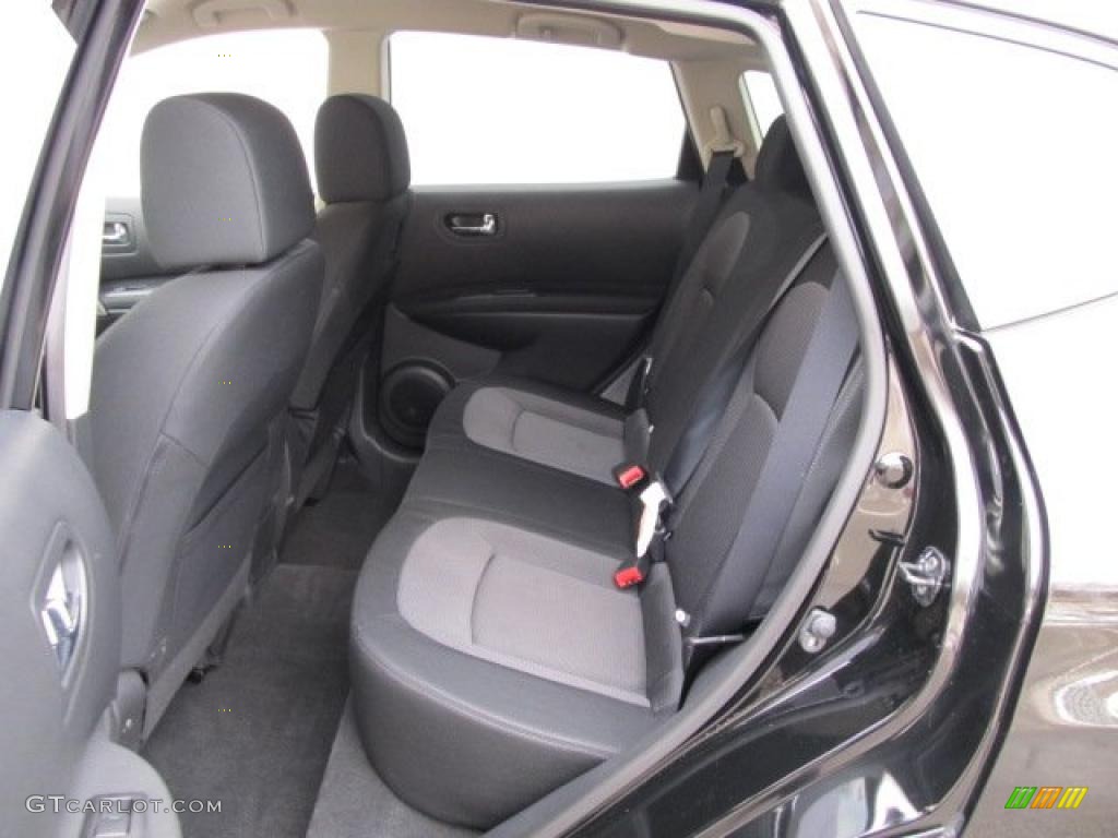 Black Interior 2011 Nissan Rogue SV AWD Photo #42796049