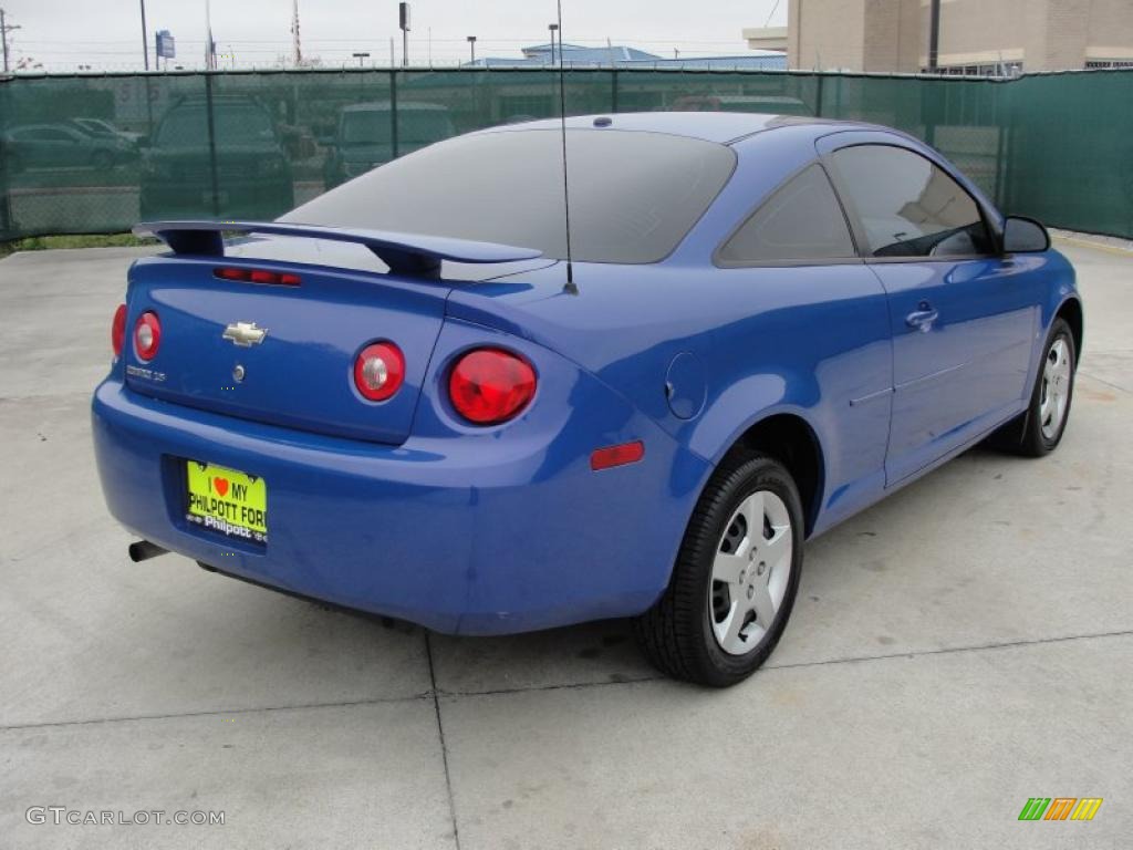 2008 Cobalt LS Coupe - Blue Flash Metallic / Gray photo #3