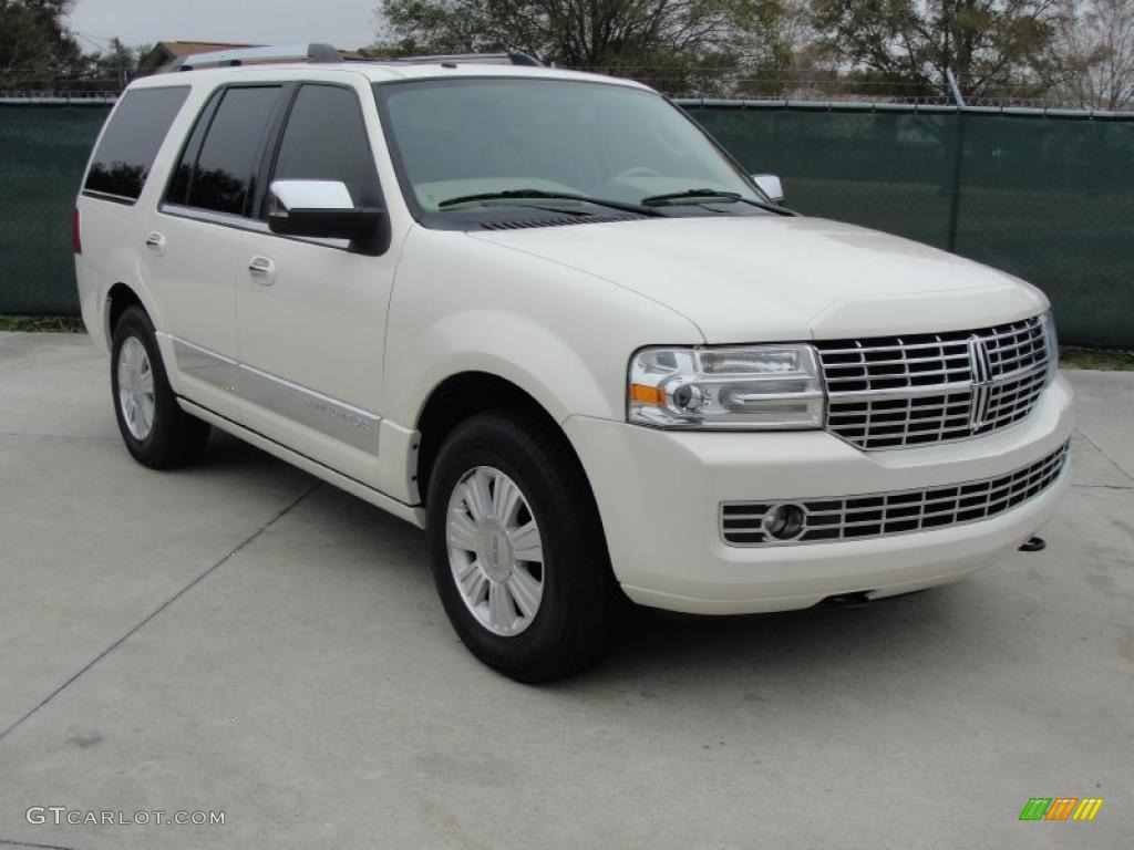 White Chocolate Tri Coat 2008 Lincoln Navigator Luxury Exterior Photo #42798201