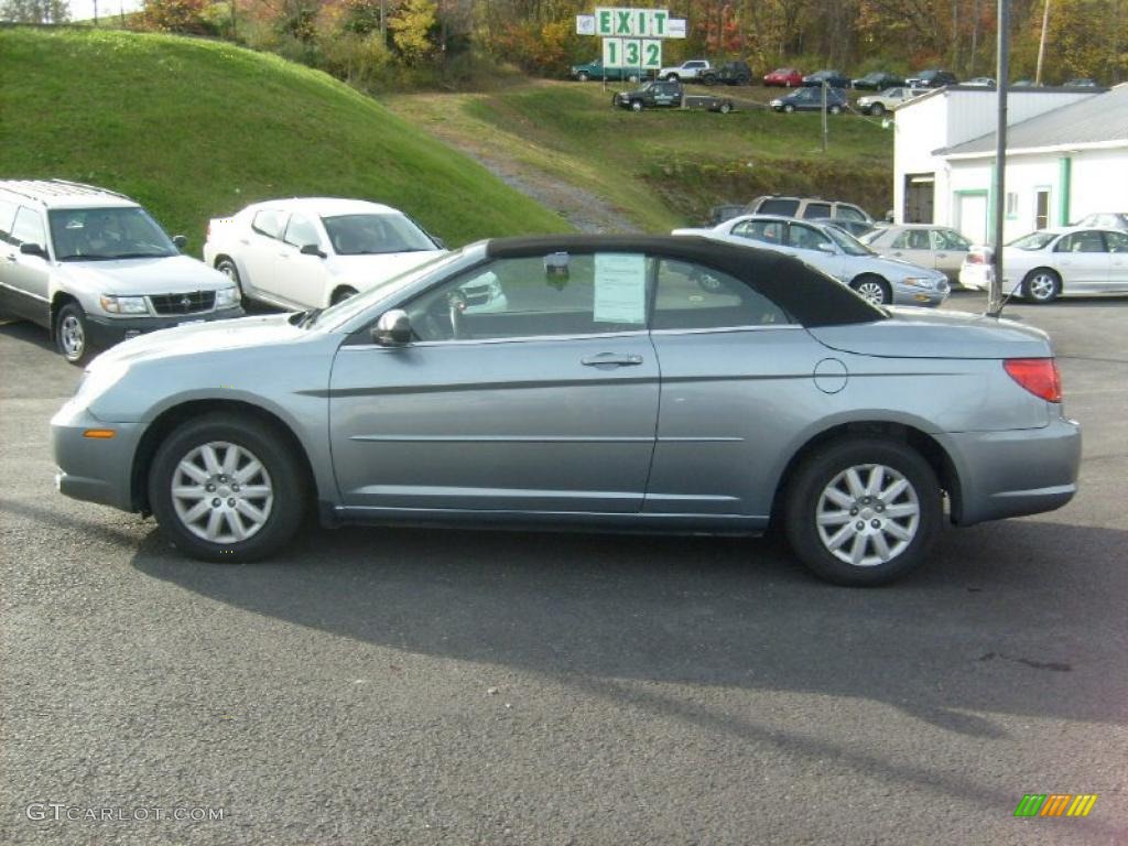 Steel Silver Metallic 2009 Chrysler Sebring LX Convertible Exterior Photo #42798473