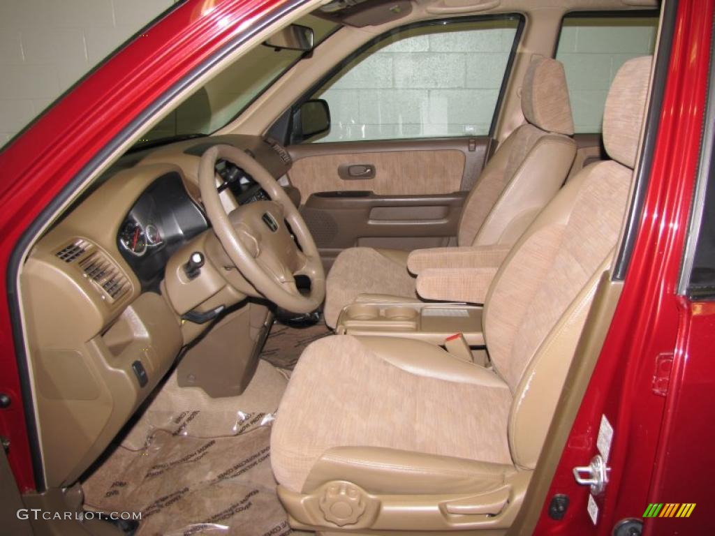Saddle Interior 2002 Honda CR-V LX 4WD Photo #42798513