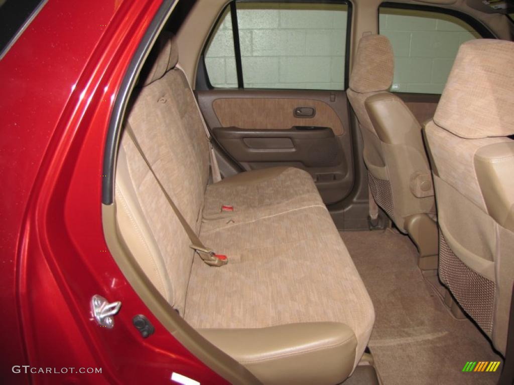 2002 CR-V LX 4WD - Chianti Red Pearl / Saddle photo #15