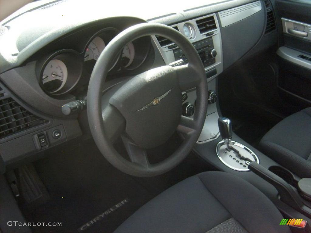 Dark Slate Gray Interior 2009 Chrysler Sebring LX Convertible Photo #42798589