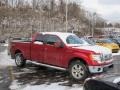 2010 Red Candy Metallic Ford F150 Lariat SuperCrew 4x4  photo #3
