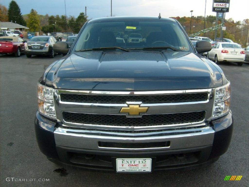 2010 Silverado 1500 LT Extended Cab 4x4 - Imperial Blue Metallic / Ebony photo #2