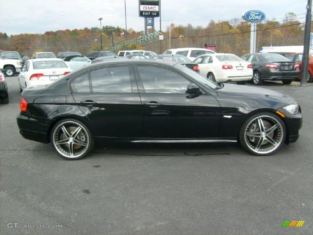 Black Sapphire Metallic 2009 BMW 3 Series 335i Sedan Exterior Photo #42799573