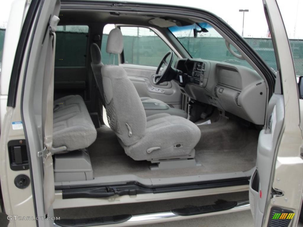 Gray Interior 1998 Chevrolet C/K K1500 Extended Cab 4x4 Photo #42800025