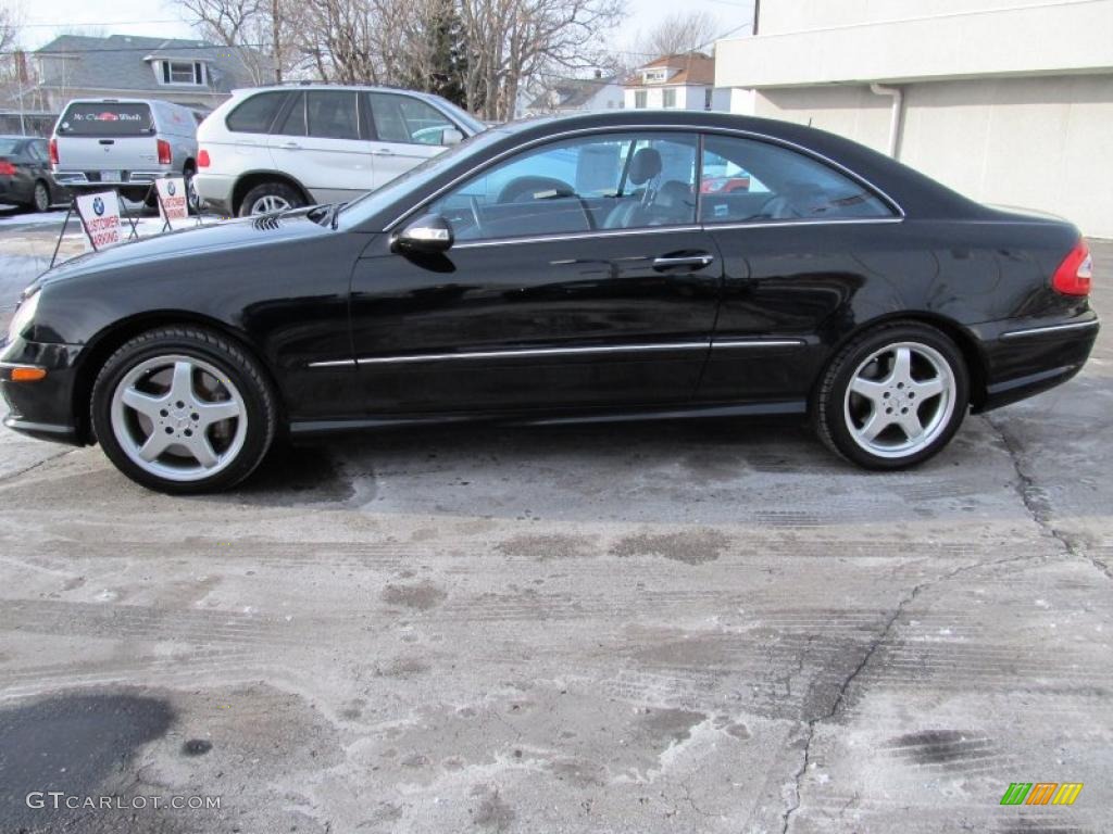 Black 2003 Mercedes-Benz CLK 500 Coupe Exterior Photo #42800809