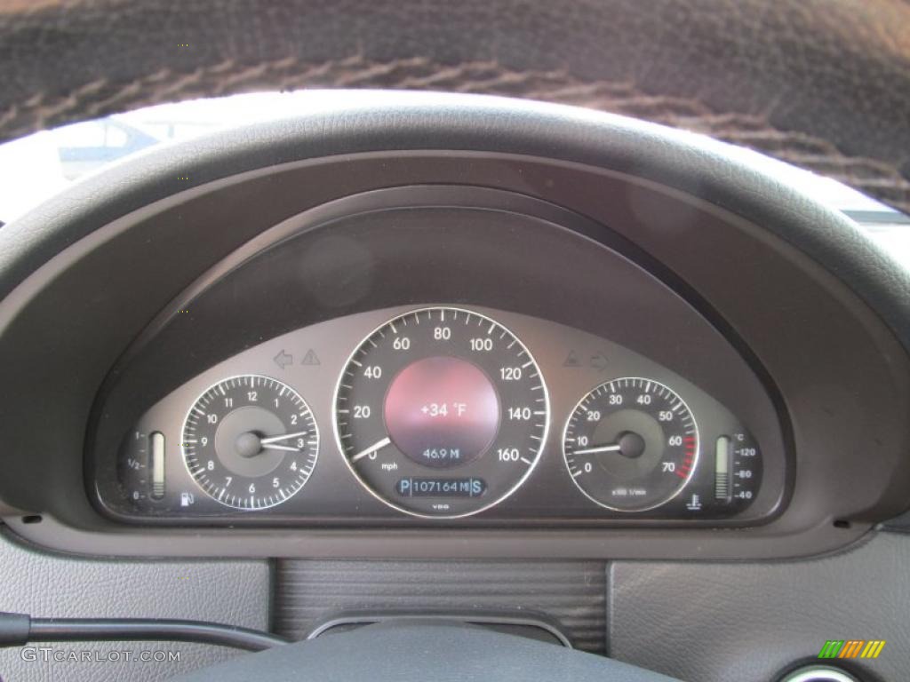 2003 Mercedes-Benz CLK 500 Coupe Gauges Photo #42800989