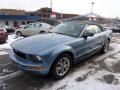 2005 Windveil Blue Metallic Ford Mustang V6 Deluxe Convertible  photo #5