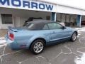 2005 Windveil Blue Metallic Ford Mustang V6 Deluxe Convertible  photo #10