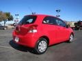 2009 Absolutely Red Toyota Yaris 3 Door Liftback  photo #7