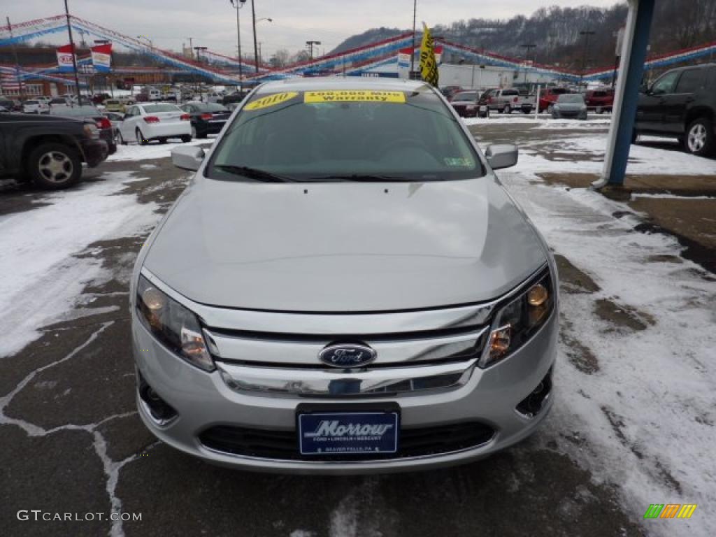 2010 Fusion SEL V6 - Brilliant Silver Metallic / Charcoal Black photo #4