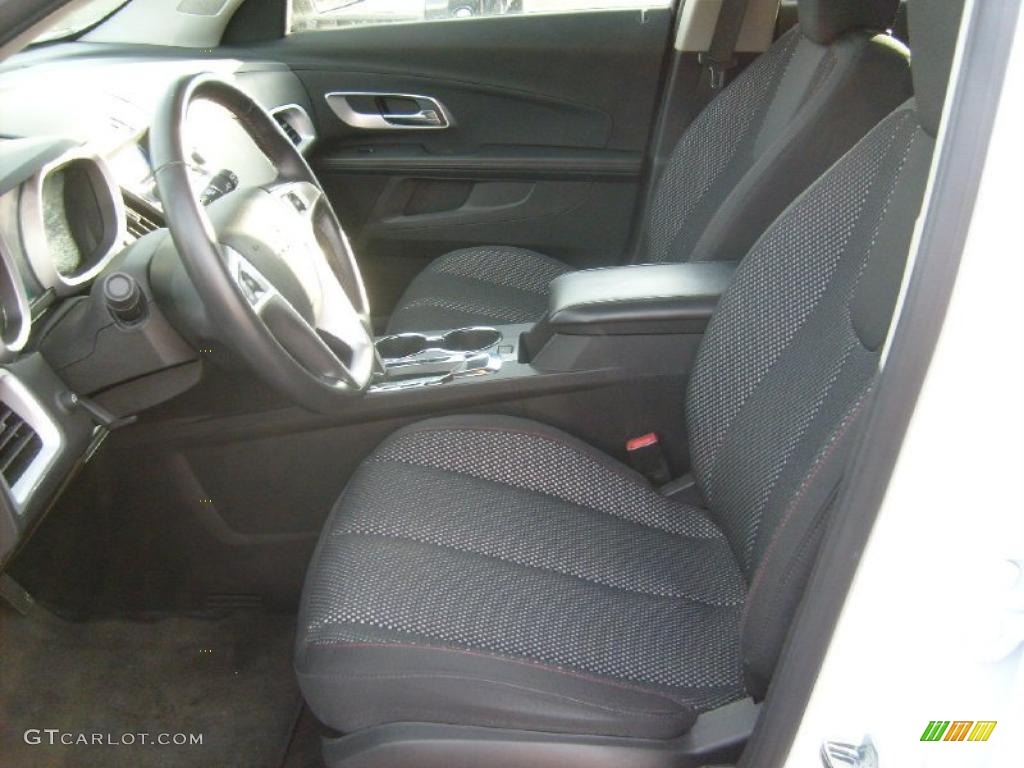 Jet Black Interior 2010 Chevrolet Equinox LT AWD Photo #42803077