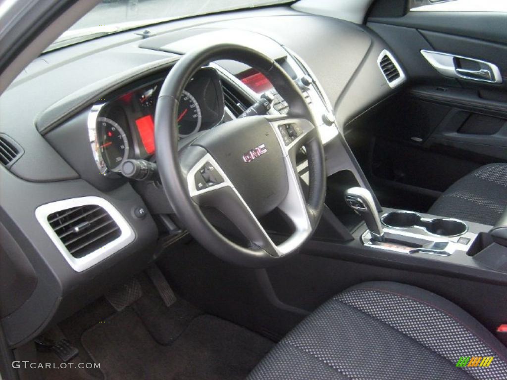 Jet Black Interior 2010 GMC Terrain SLE AWD Photo #42803425