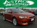 2010 Rotor Glow Orange Metallic Mitsubishi Lancer GTS  photo #1