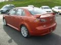 2010 Rotor Glow Orange Metallic Mitsubishi Lancer GTS  photo #5