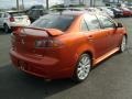2010 Rotor Glow Orange Metallic Mitsubishi Lancer GTS  photo #7