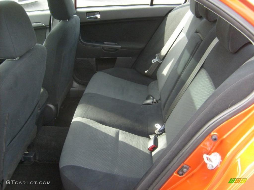 2010 Lancer GTS - Rotor Glow Orange Metallic / Black photo #13