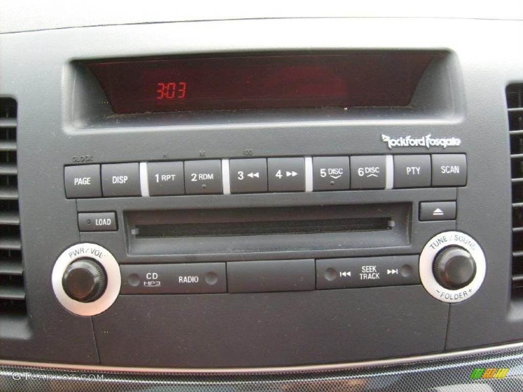 2010 Lancer GTS - Rotor Glow Orange Metallic / Black photo #19