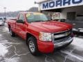 2008 Victory Red Chevrolet Silverado 1500 LS Regular Cab 4x4  photo #3