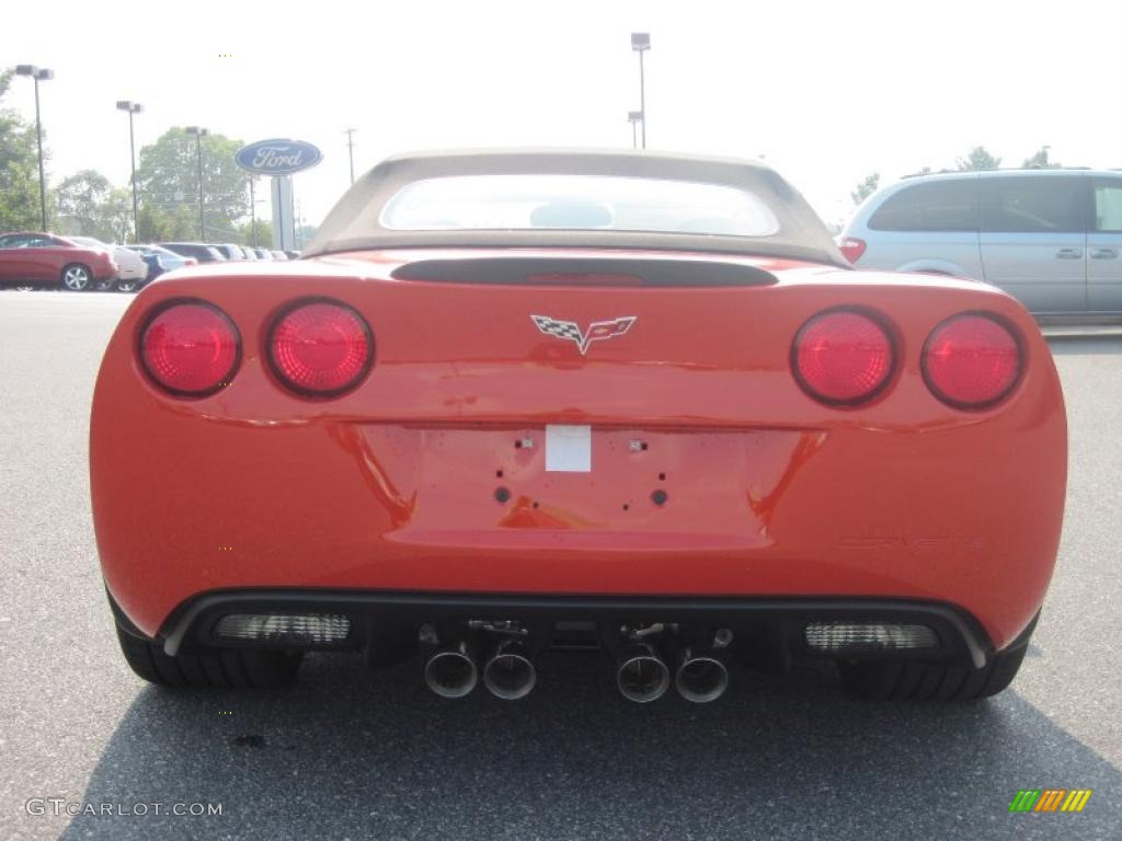 Inferno Orange Metallic 2011 Chevrolet Corvette Grand Sport Convertible Exterior Photo #42804714