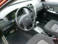 2007 Kia Spectra Black Interior Prime Interior Photo