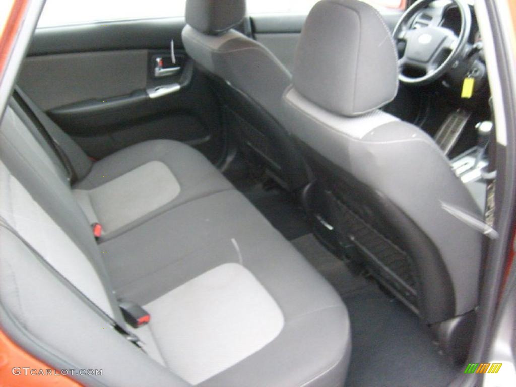 Black Interior 2007 Kia Spectra Spectra5 SX Wagon Photo #42805189