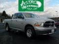 2010 Bright Silver Metallic Dodge Ram 1500 ST Quad Cab 4x4  photo #1