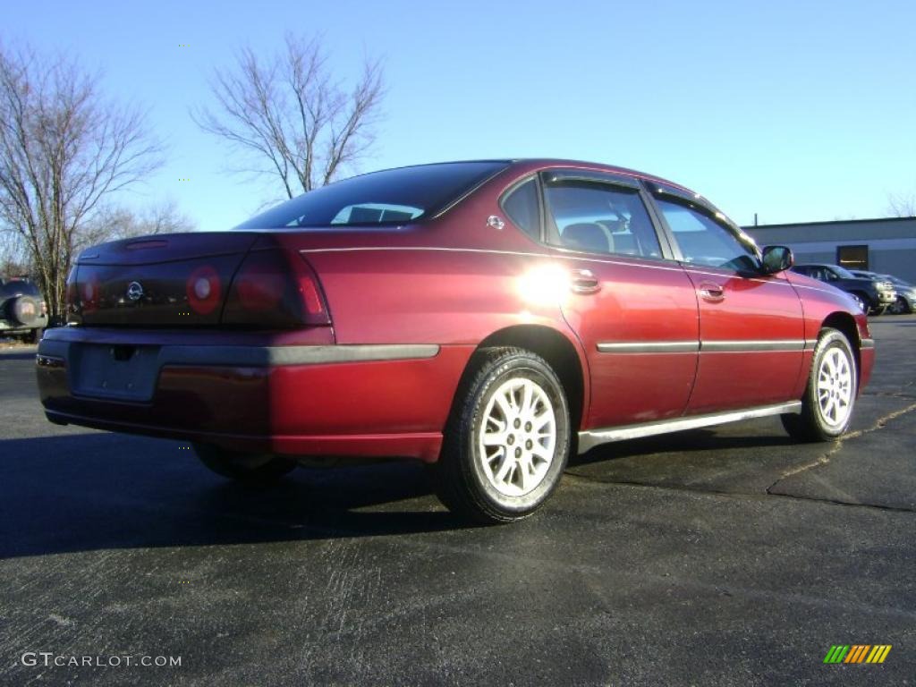 2001 Impala  - Dark Carmine Red Metallic / Medium Gray photo #7