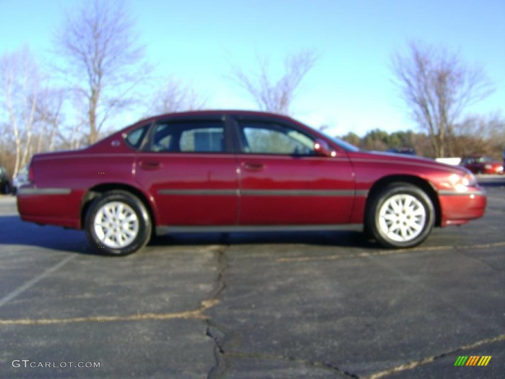 2001 Impala  - Dark Carmine Red Metallic / Medium Gray photo #8