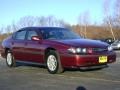 Dark Carmine Red Metallic 2001 Chevrolet Impala Standard Impala Model Exterior