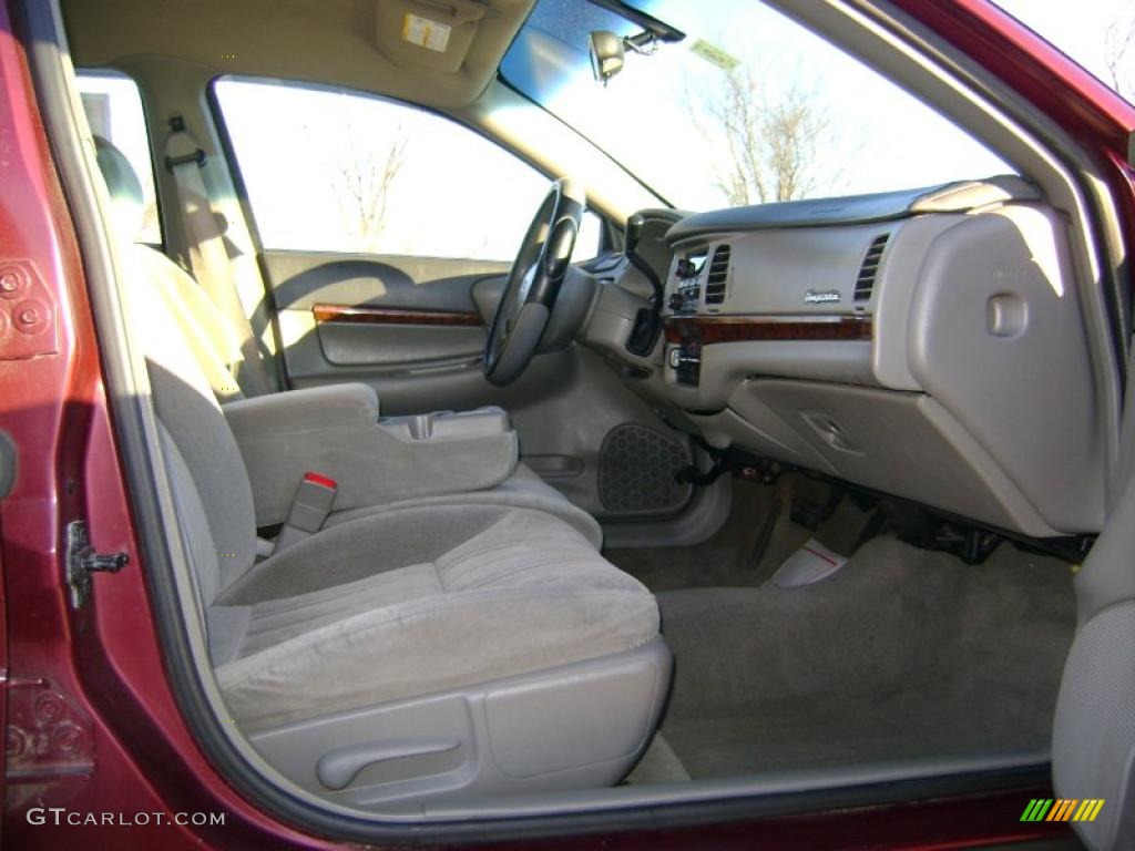 2001 Impala  - Dark Carmine Red Metallic / Medium Gray photo #11