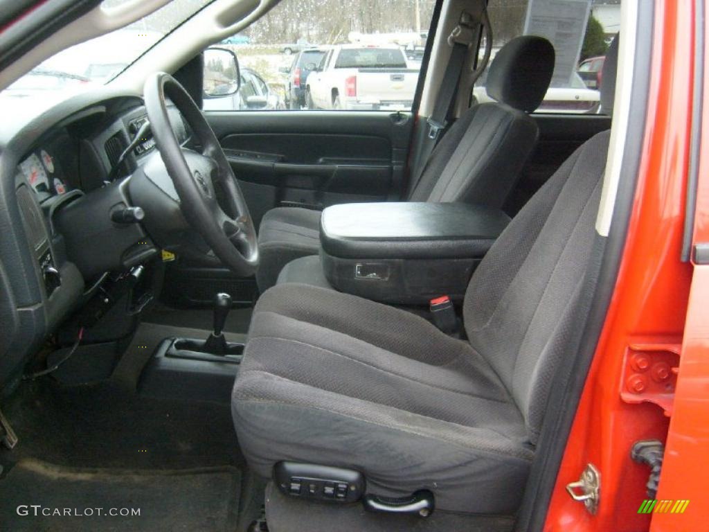 2003 Ram 1500 SLT Quad Cab 4x4 - Flame Red / Dark Slate Gray photo #9