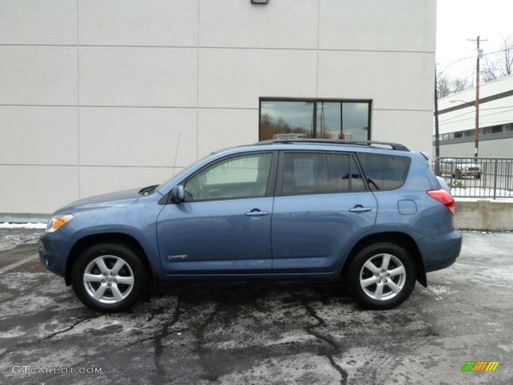 2008 RAV4 Limited V6 4WD - Pacific Blue Metallic / Taupe photo #1