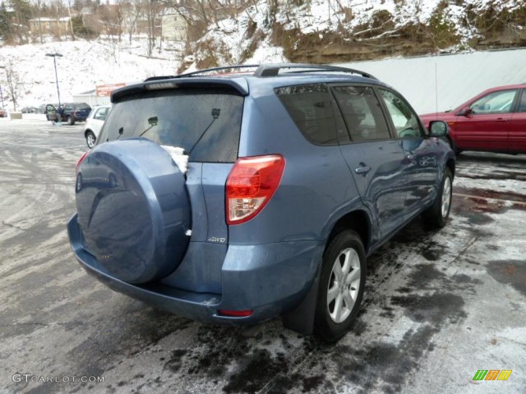 2008 RAV4 Limited V6 4WD - Pacific Blue Metallic / Taupe photo #4