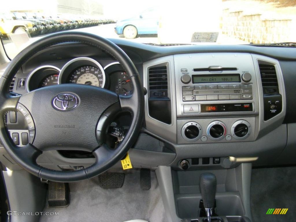 2009 Toyota Tacoma SR5 Access Cab Graphite Gray Dashboard Photo #42810617