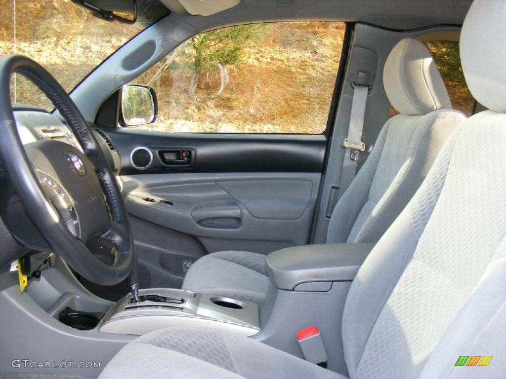 Graphite Gray Interior 2009 Toyota Tacoma SR5 Access Cab Photo #42810685