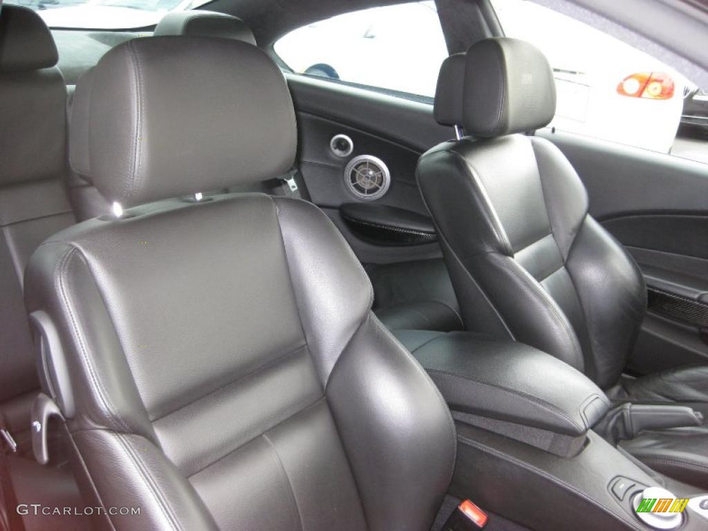 Black Interior 2008 BMW M6 Coupe Photo #42810785