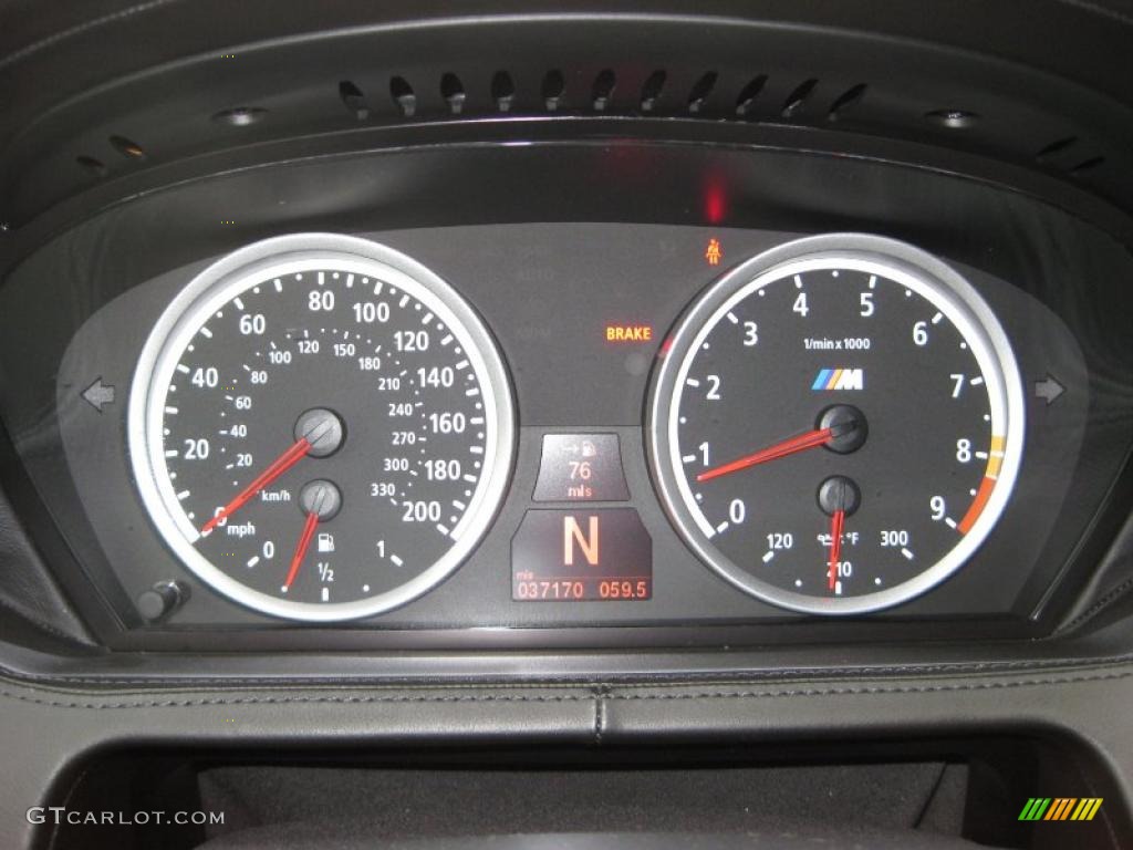 2008 BMW M6 Coupe Gauges Photo #42811141