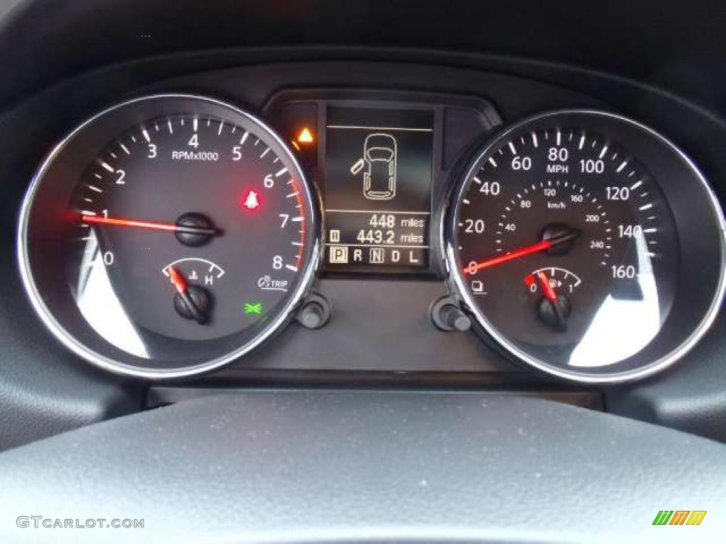 2011 Rogue SV AWD - Platinum Graphite / Black photo #7