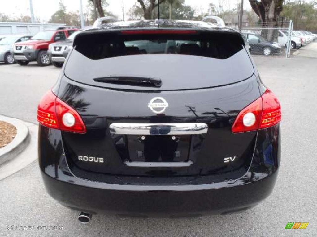 2011 Rogue SV - Wicked Black / Gray photo #4