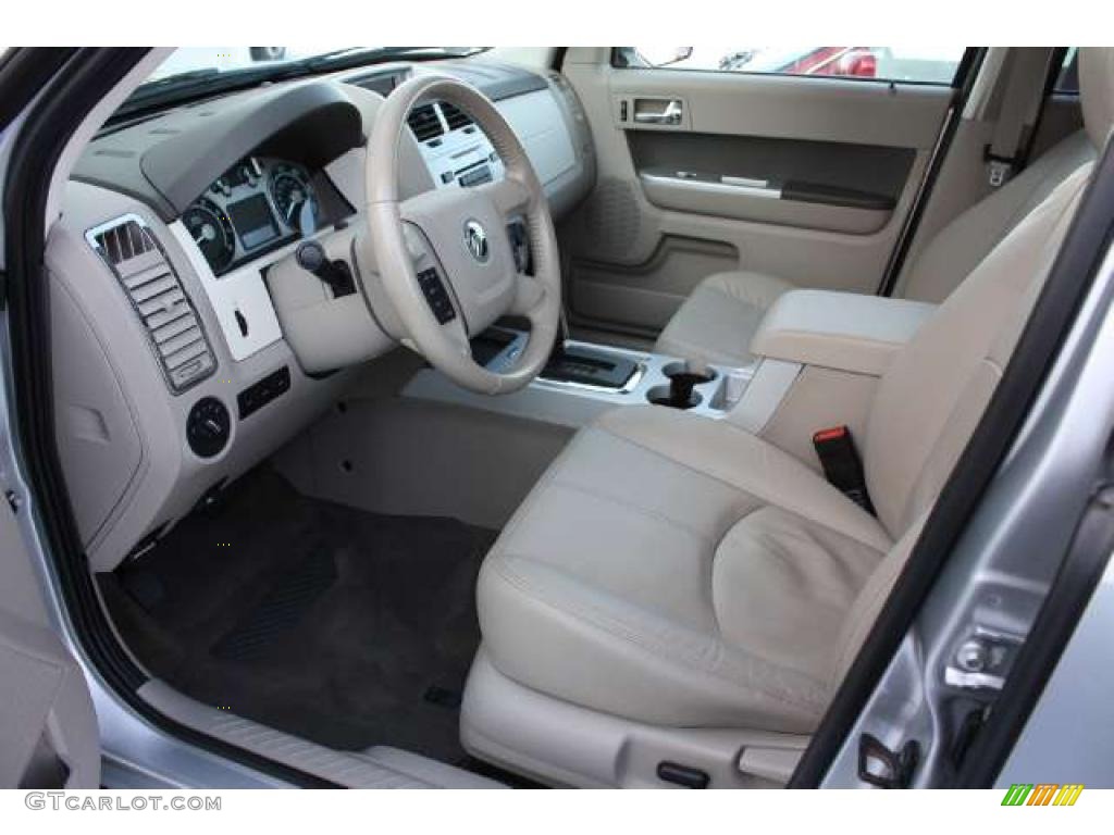 Stone Interior 2010 Mercury Mariner I4 Premier 4WD Photo #42812981