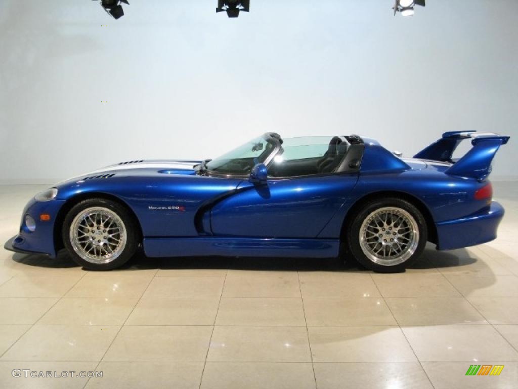 1997 Viper Hennessey Venom 650R - GTS Blue Pearl / Black photo #25