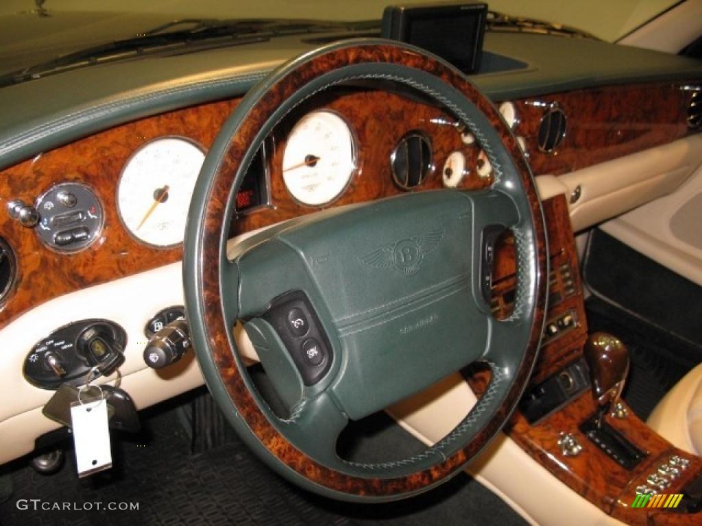 2001 Bentley Arnage Red Label Spruce Steering Wheel Photo #42813765