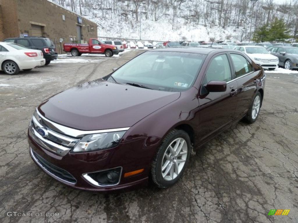 2011 Fusion SEL - Bordeaux Reserve Metallic / Charcoal Black photo #5