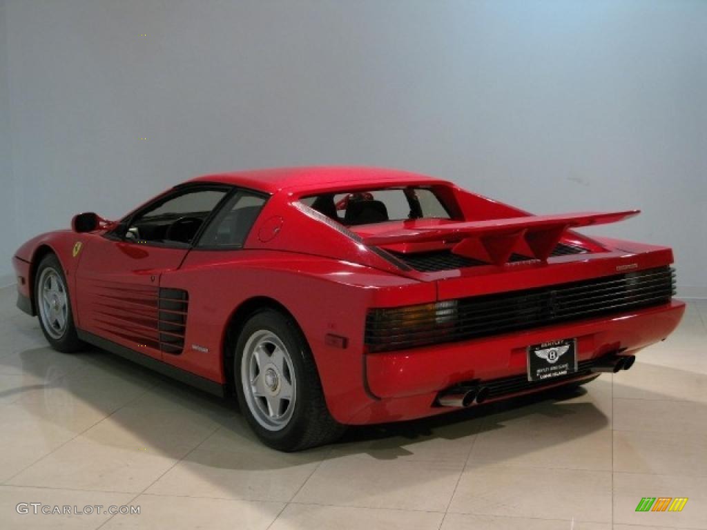 Red 1986 Ferrari Testarossa Standard Testarossa Model Exterior Photo #42814126