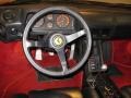 Black 1986 Ferrari Testarossa Standard Testarossa Model Steering Wheel