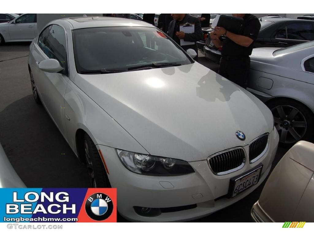 2008 3 Series 328i Coupe - Alpine White / Black photo #4
